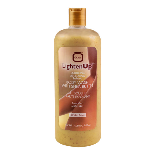 LightenUp  Lightening  Exfoliating Papaya Body Wash with Shea Butter 1000ml