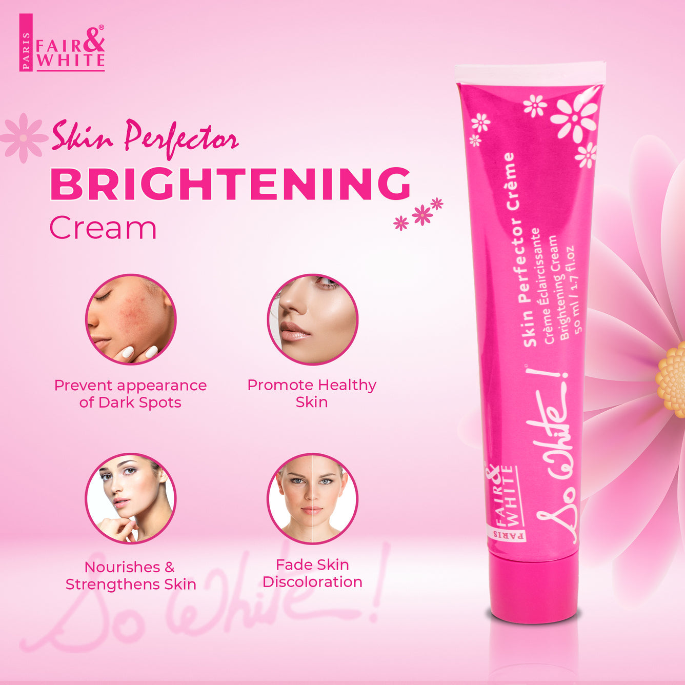 F&W So White! Skin Perfector Lightening Cream 50ml