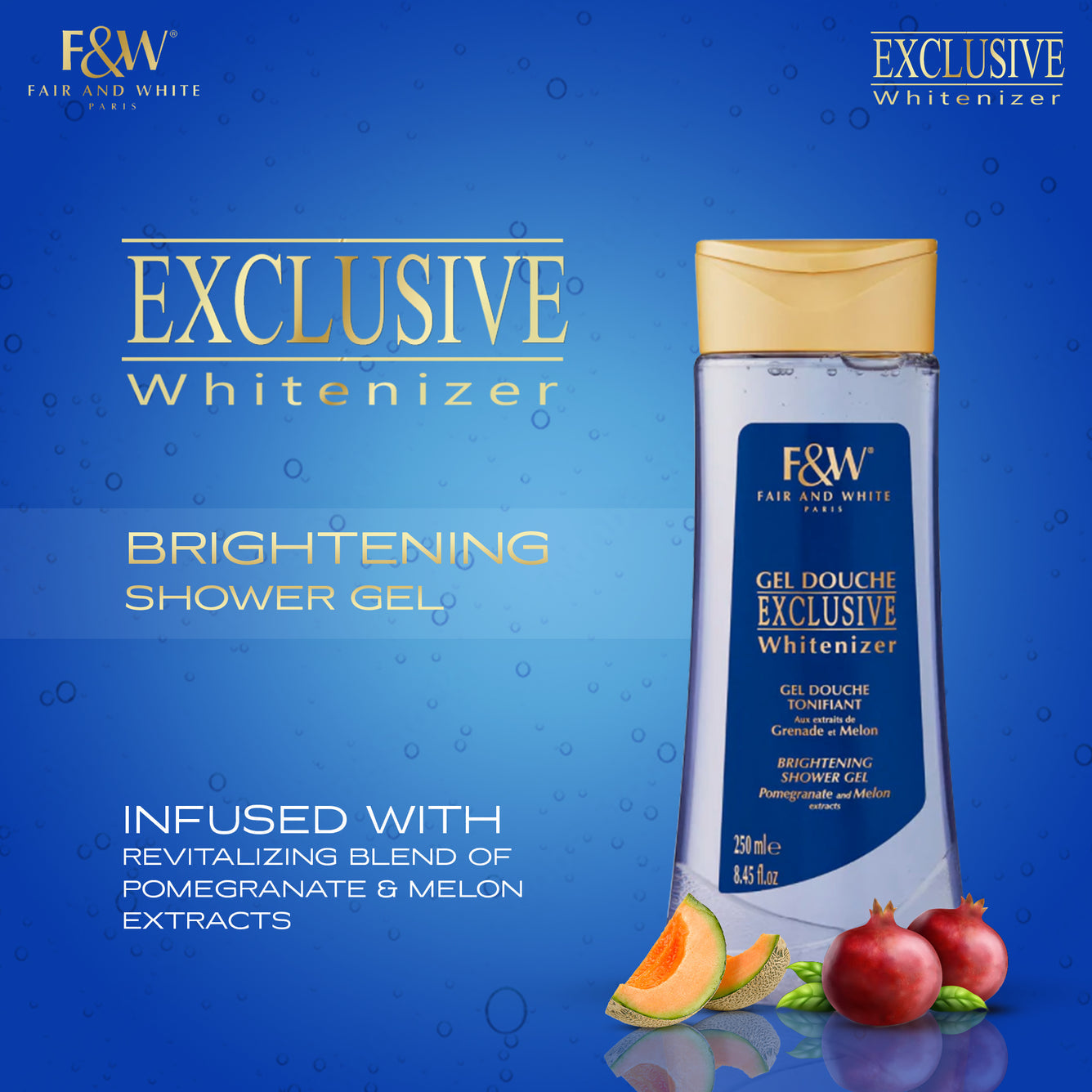 F&W Exclusive Whitenizer Shower Gel 250ML