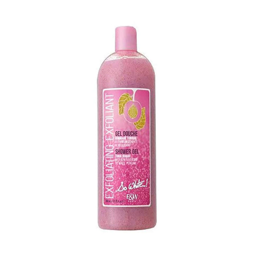 F&W So White! Exfoliating Shower Gel Tonic Scrub- 940 ml