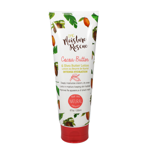 Omic Moisture Rescue Shea Butter Lotion  w/ Cocoa & Shea Butter 200ml Tube