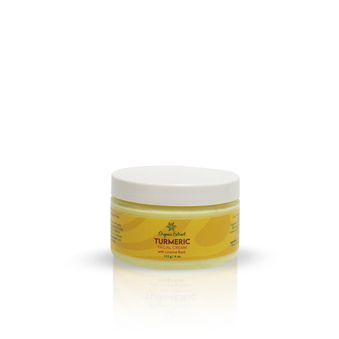 Organic Extract Turmeric Face Cream Jar 4oz
