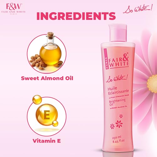 F&W So White! Brightening Oil with Vitamin E 250 ml