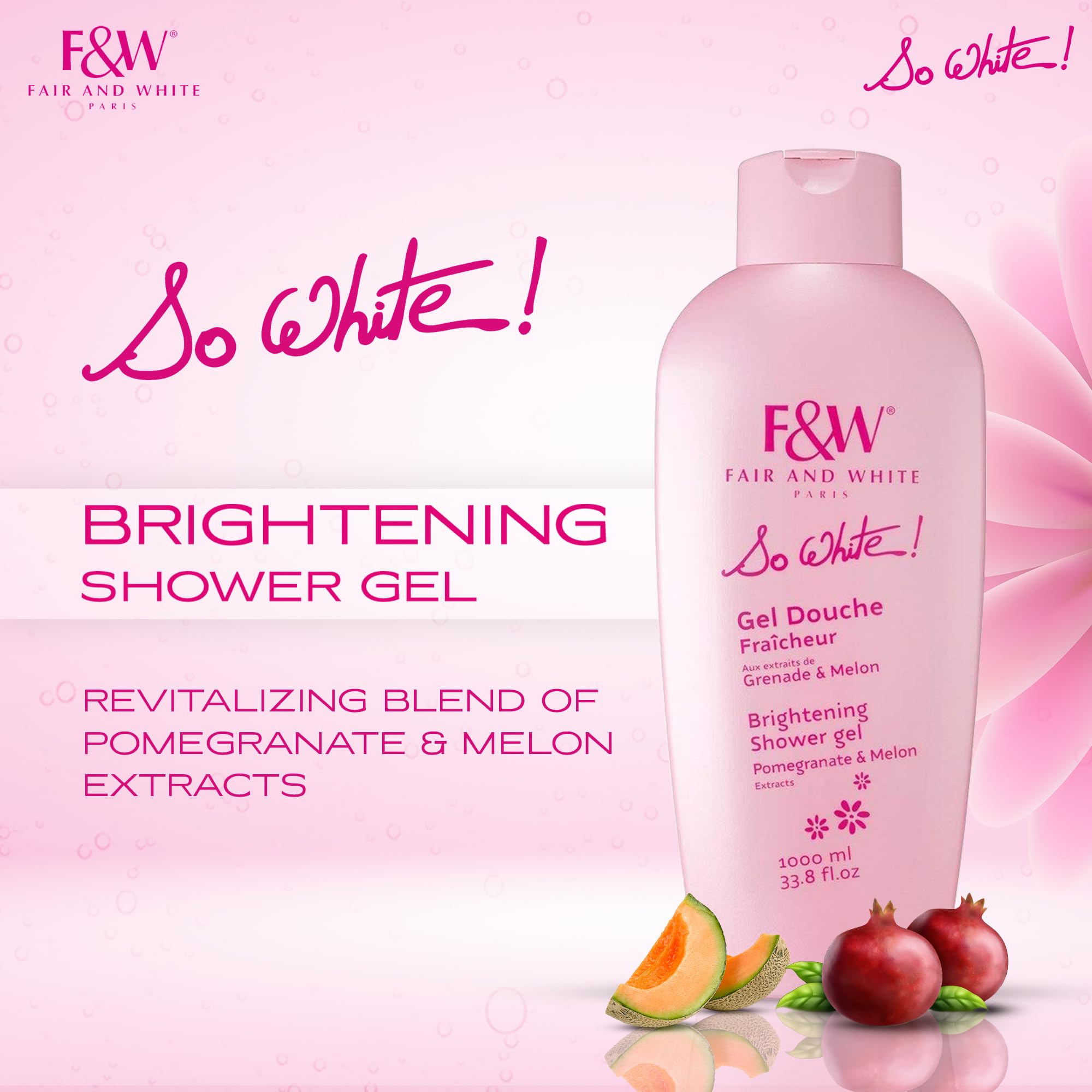 F&W So White! Shower Gel 1000ml