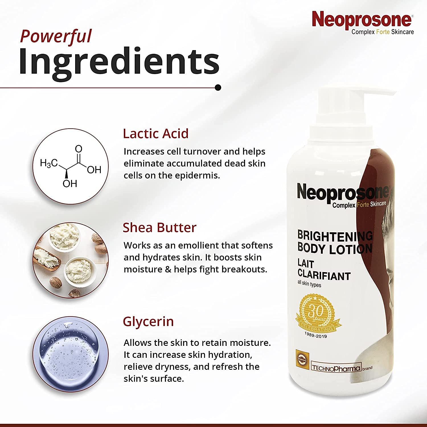 Neoprosone Lightening Body Lotion (with Airless pump)400ML..