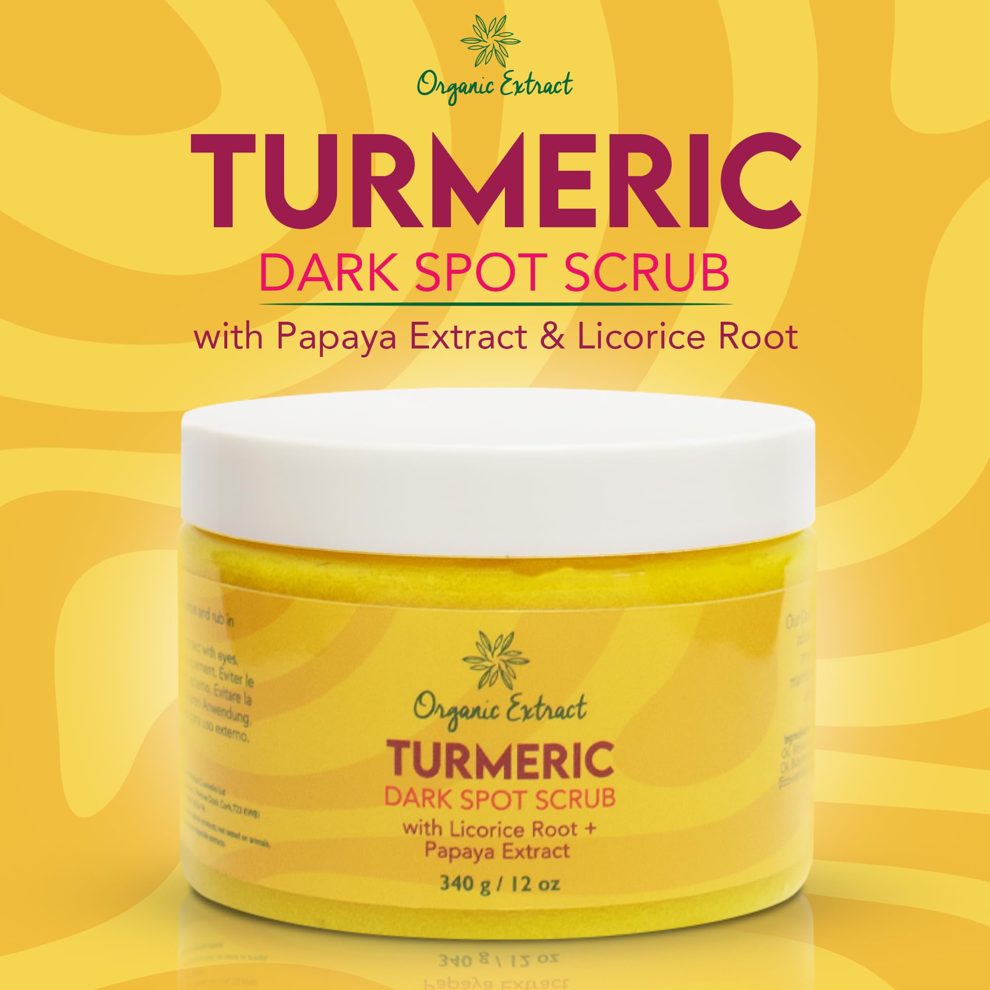 Organic Extract Turmeric Dark Spot Scrub 12oz