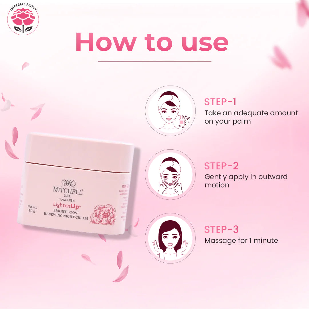 Lighten Up Flaw-Less Night Cream 50g
