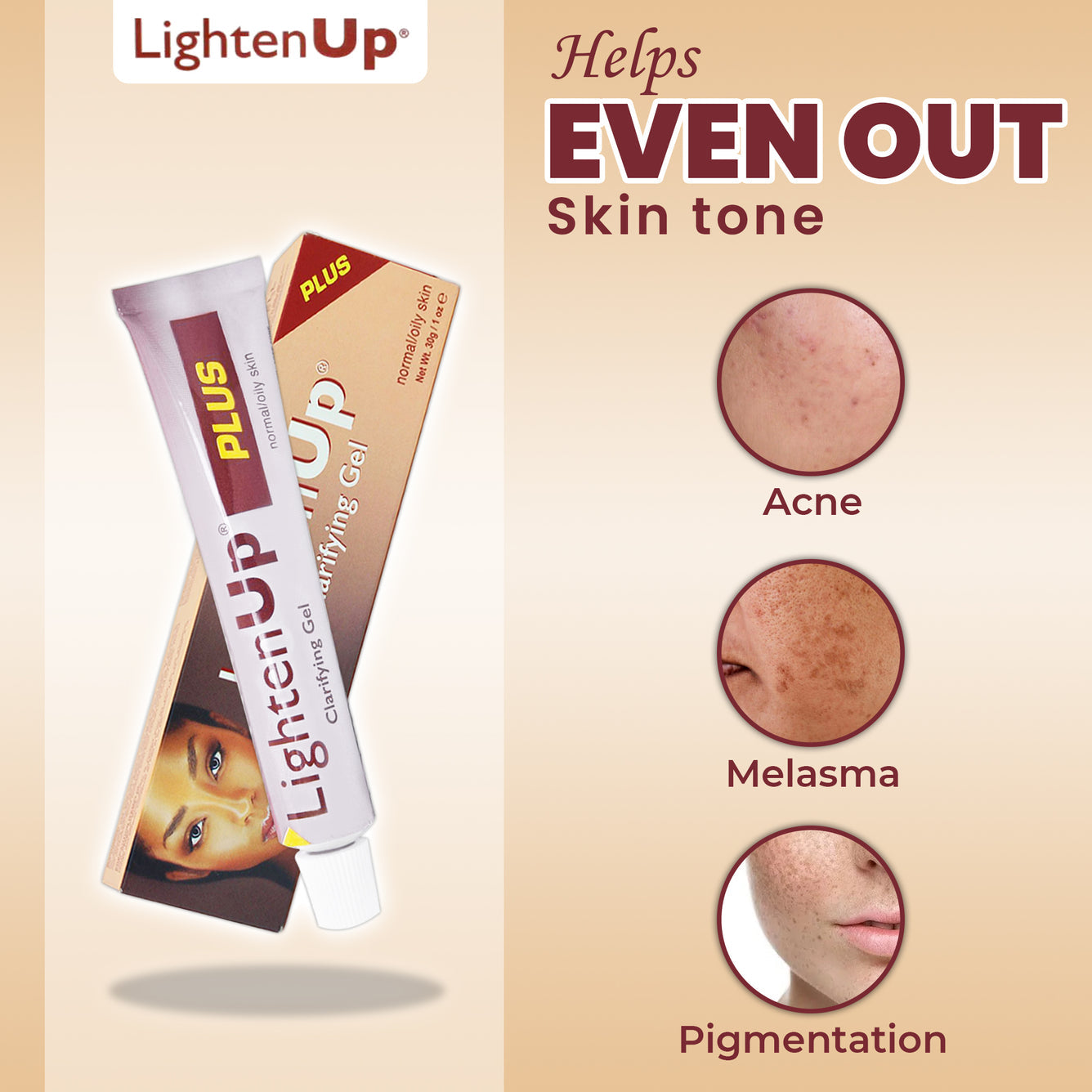 LightenUp  PLUS Clarifying Gel Tube