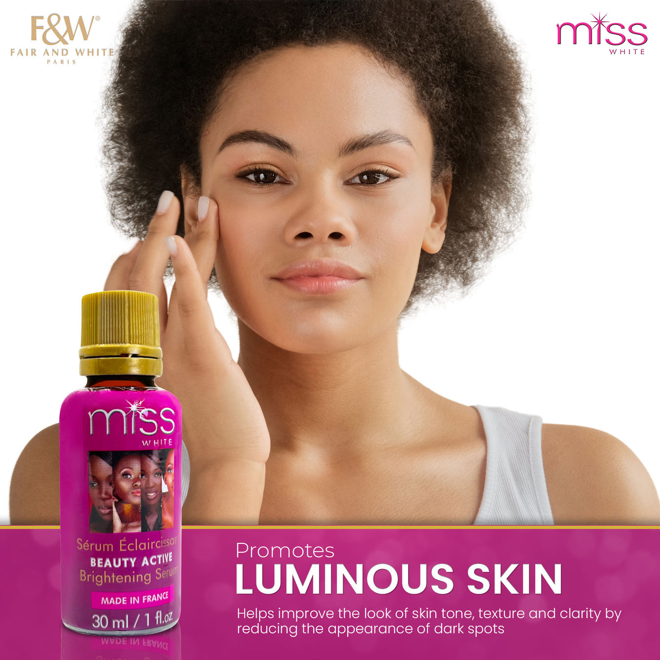 F&W Miss White Brightening Serum  30ml