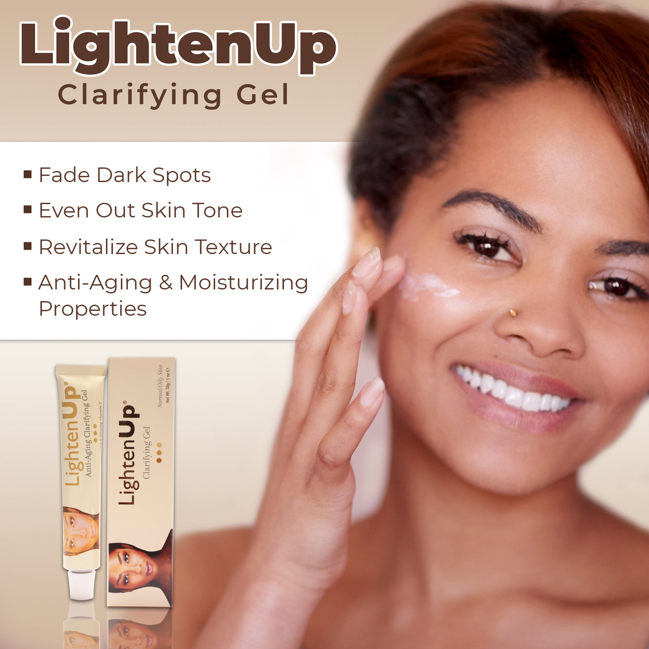 LightenUp  GOLD Anti-Aging Clarifying Gel 30gr