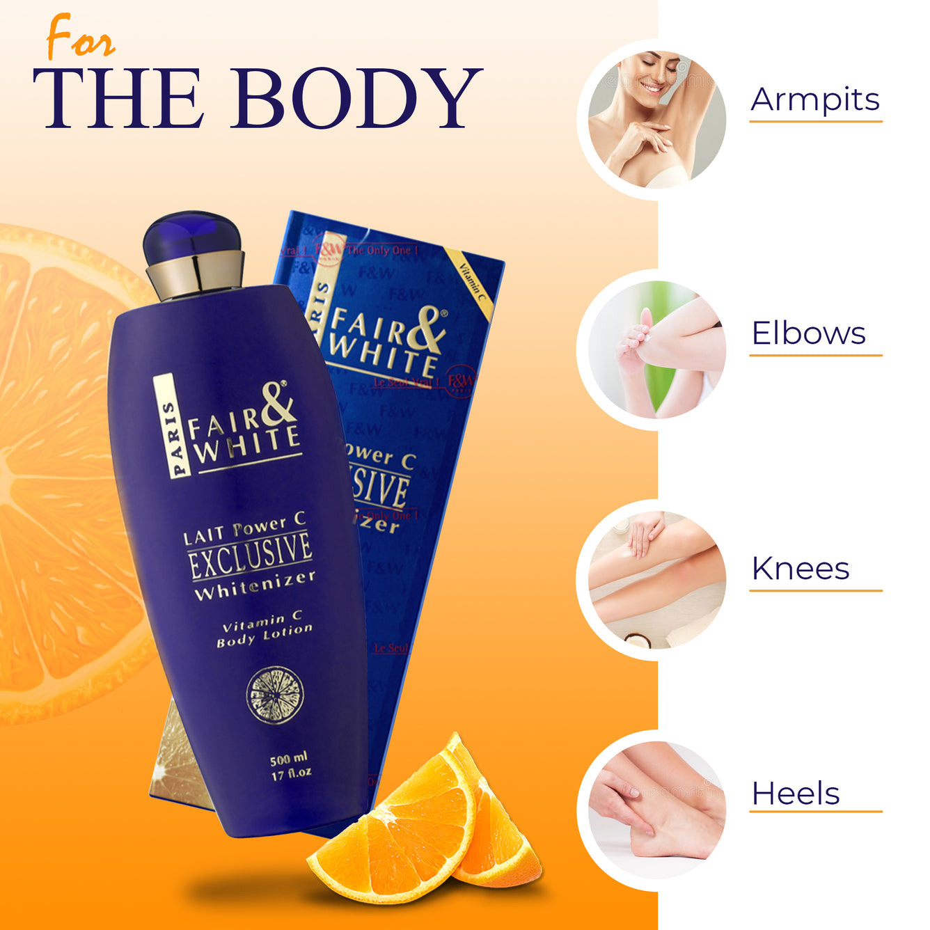 F&W Exclusive Body Lotion With Pure Vitamin C 500ml