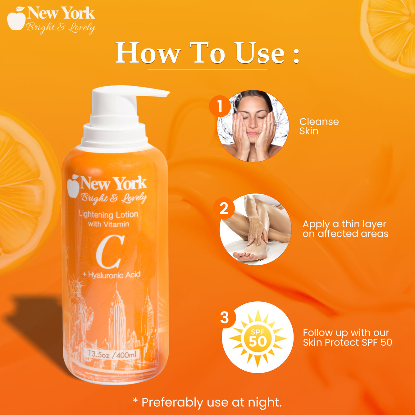 New York Bright & Lovely Body Brightening Lotion 400 ML