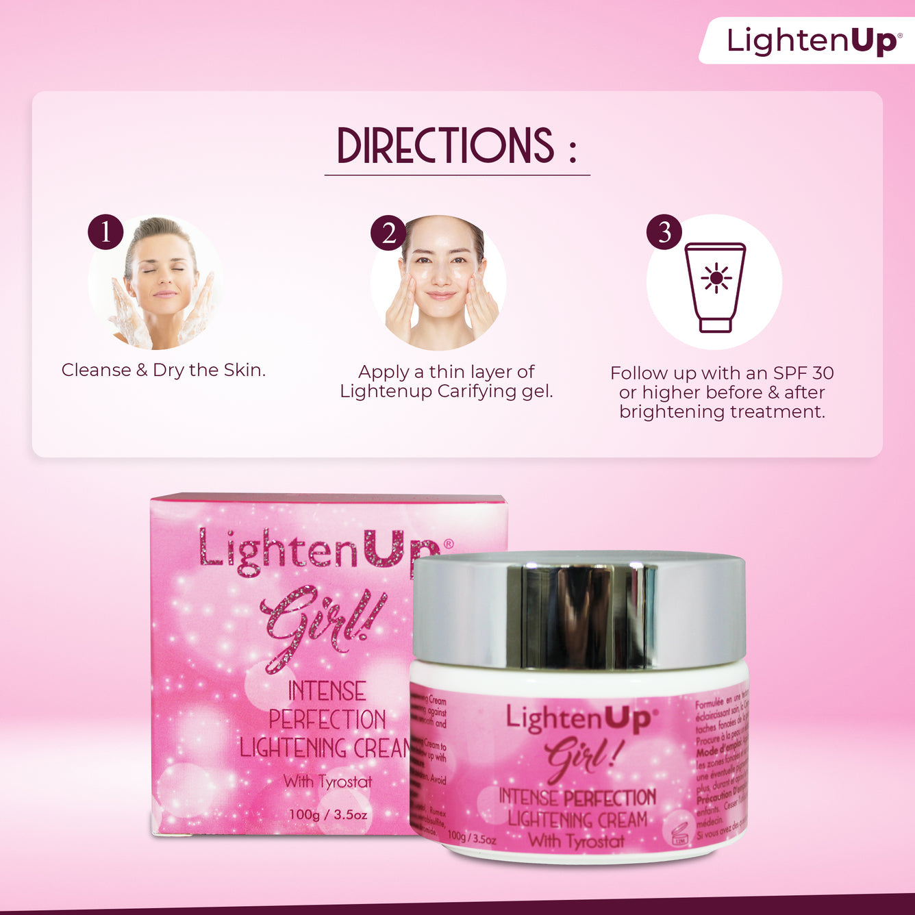 Lighten Up Girl Active Lightening Cream  100 ML
