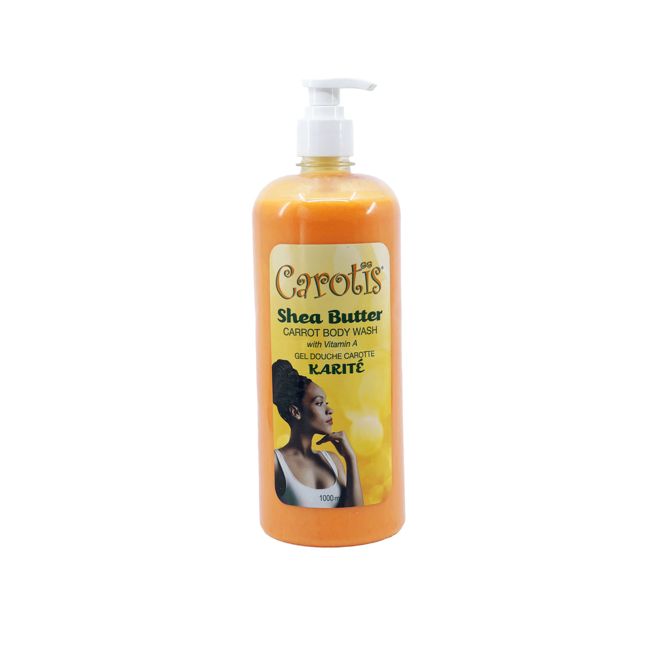 Carotis Shea Butter Carrot Body wash w Vitamin A 1000ml