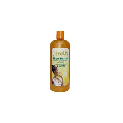 Carotis Shea Butter Carrot Body Scrub w Vitamin A - (Exfoliating) 1000ML..