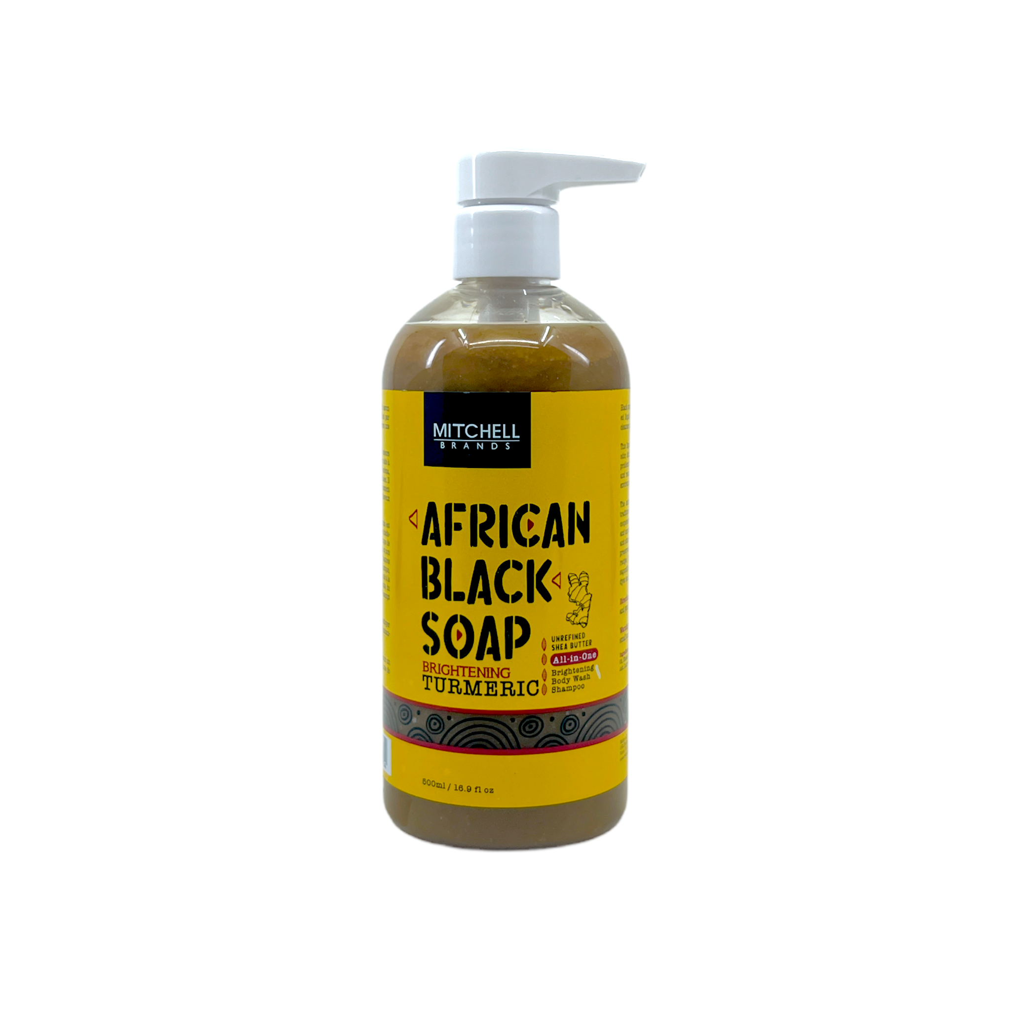 African Liquid Black Soap with Coconut 500 ml (New)