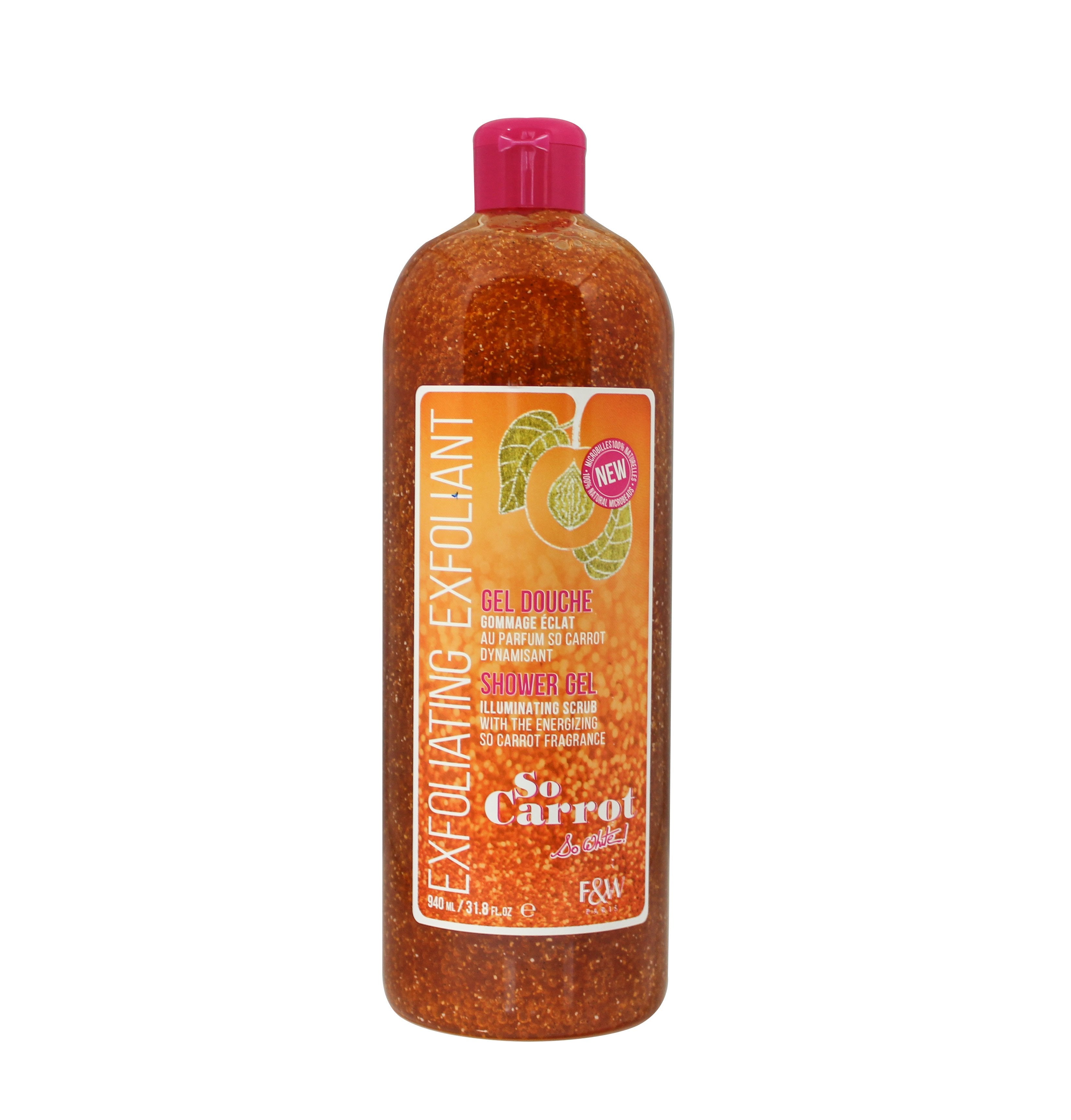 F&W So Carrot  Exfoliating Shower Gel 940 ml