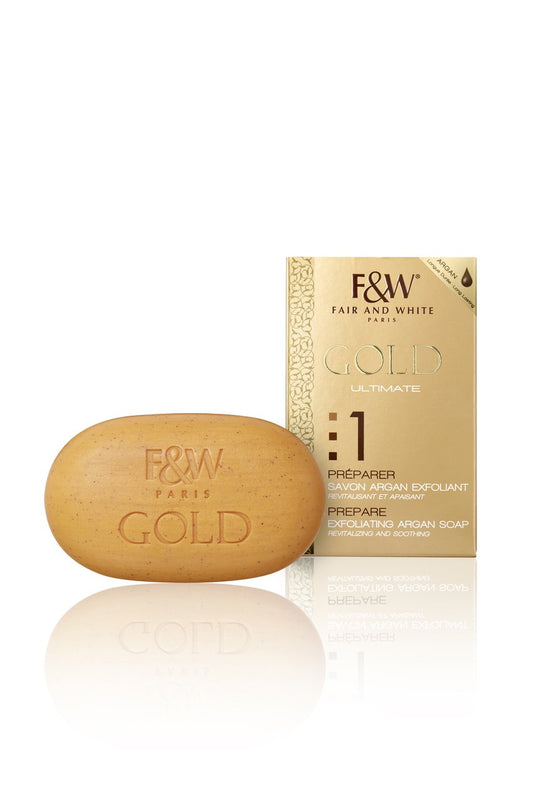 Gold Exfoliating Soap with Argan Oil 200g