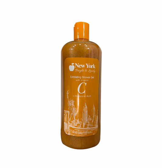New York Bright & Lovely Exfoliating  Shower Gel 1000ml